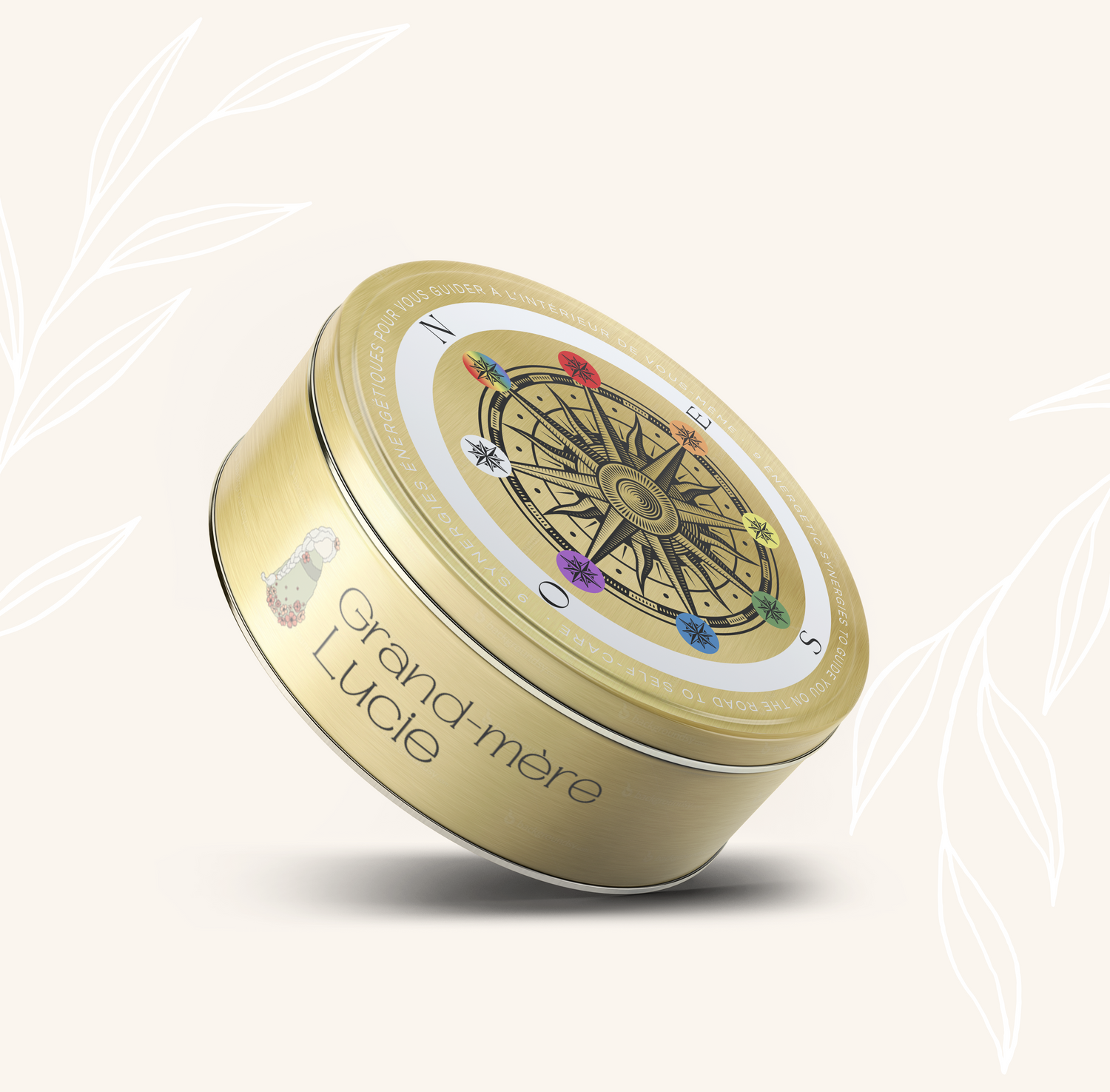 Boussole aromatique, 9 synergies énergétiques d'huiles essentielles, créée par Grand-mère Lucie