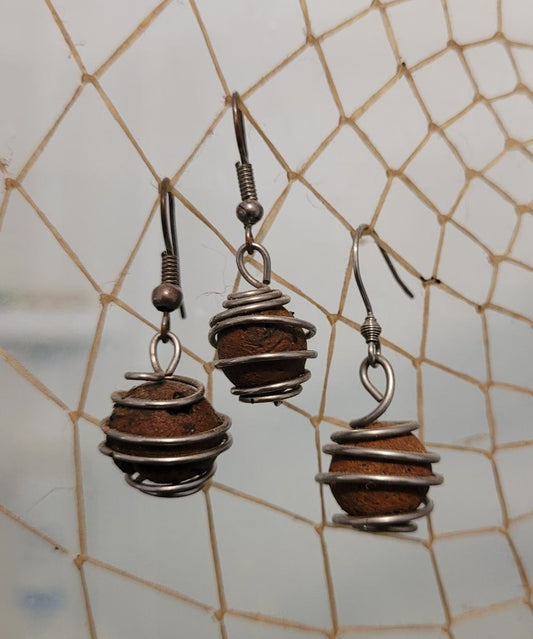 Boucle d’oreille Planète - Diffuseur d'huile essentielle