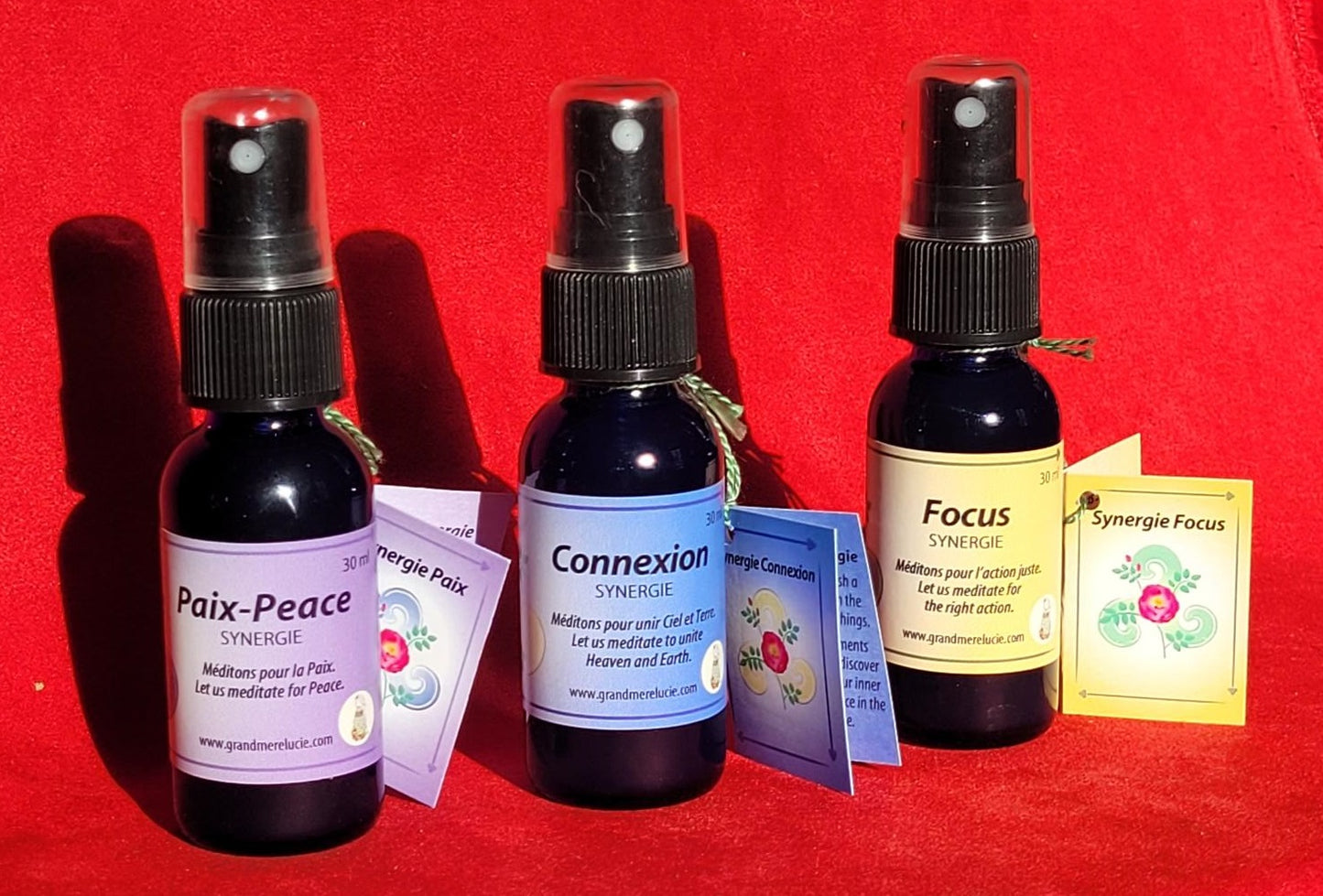 Synergies trio: Paix, Connexion, Focus